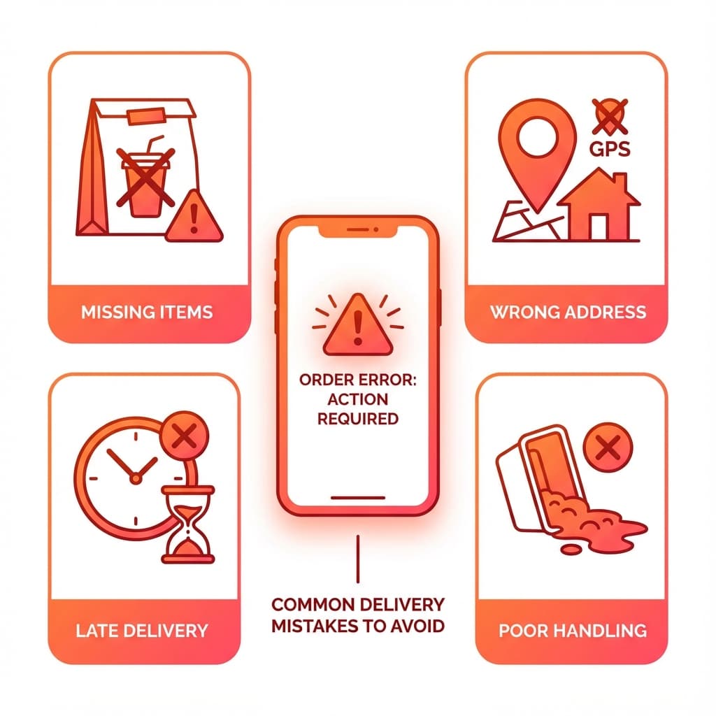 5 Błędów, Które Popełniasz Zamawiając Jedzenie Online