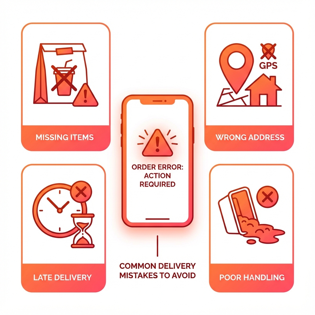 5 Błędów, Które Popełniasz Zamawiając Jedzenie Online